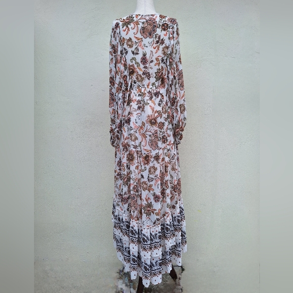 Anthropologie V-neck Longsleeve Maxi Dress - Picture 12 of 16